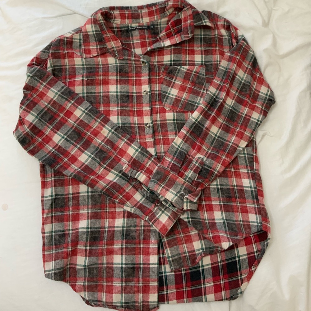 Oversized Brandy Melville Flannel